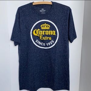 Corona Extra Navy Flecked Tee Shirt